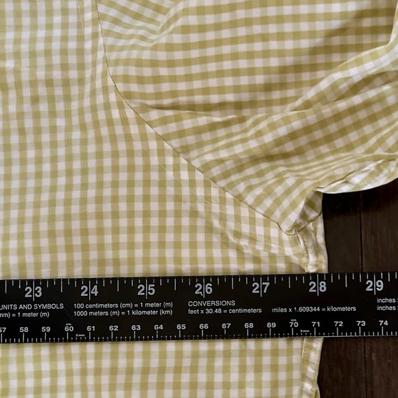 ROBERT TALBOTT CARMEL Yellow/Green Long Sleeve Button Down Shirt, Size XXL - Picture 9 of 9